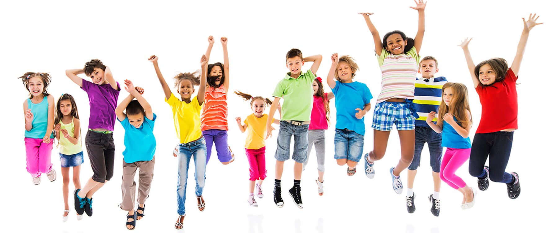 Group of happy kids jumping for The Skillz Workshop by HelpingMinds<sup>®</sup> header
